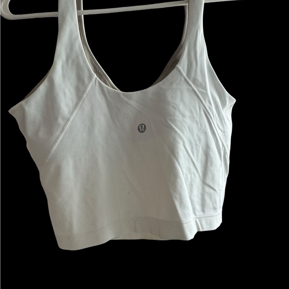 lululemon athletica White Crop Top - Picture 2 of 4